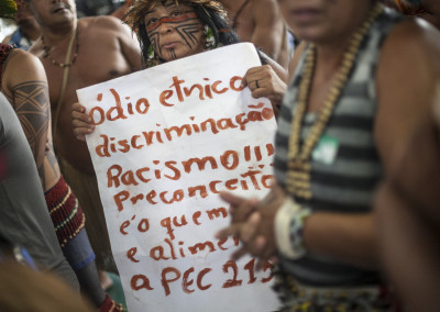 Ato Indigena contra PEC215 • 17/03/2015 • Brasília (DF)