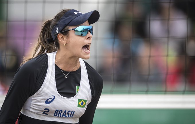 Brasil é bronze no vôlei de praia feminino do Pan-Americano 2019